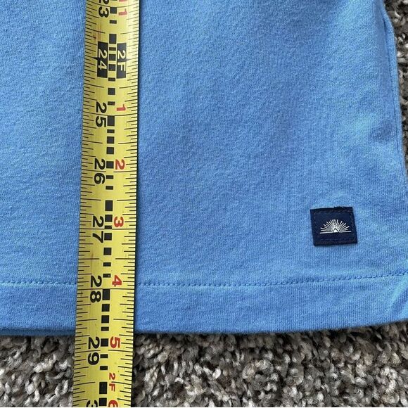 Levi’s Made & Crafted Blue T-Shirt With Embroidered Detail On Pocket Men’s Sz M - Picture 9 of 9